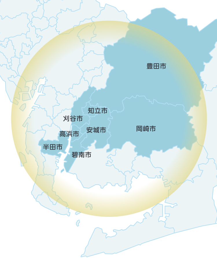 来院される患者様の お住まいの地域