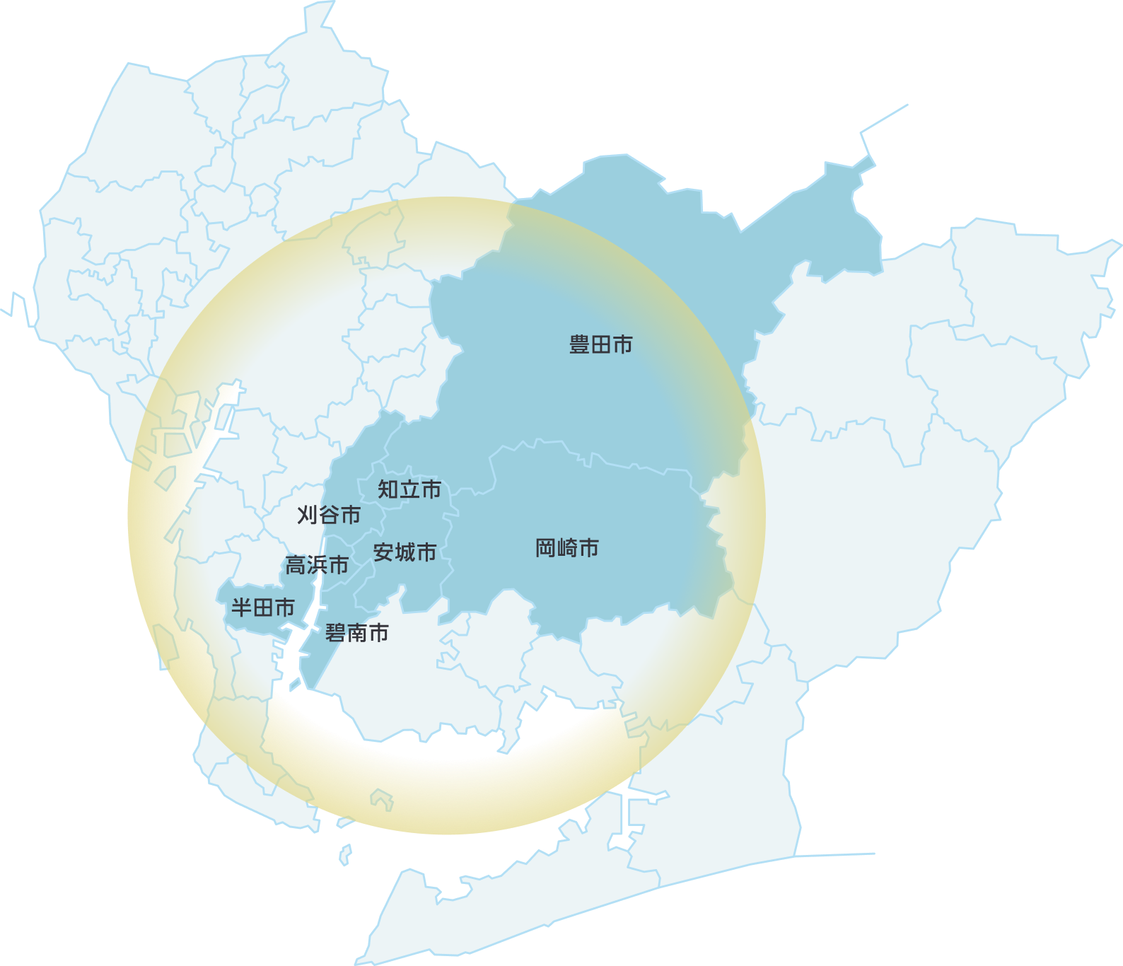 来院される患者様の お住まいの地域